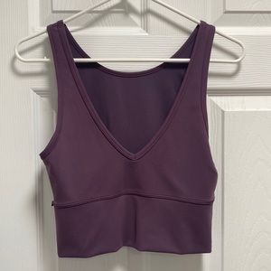 Lululemon purple align reversible tank top size 8